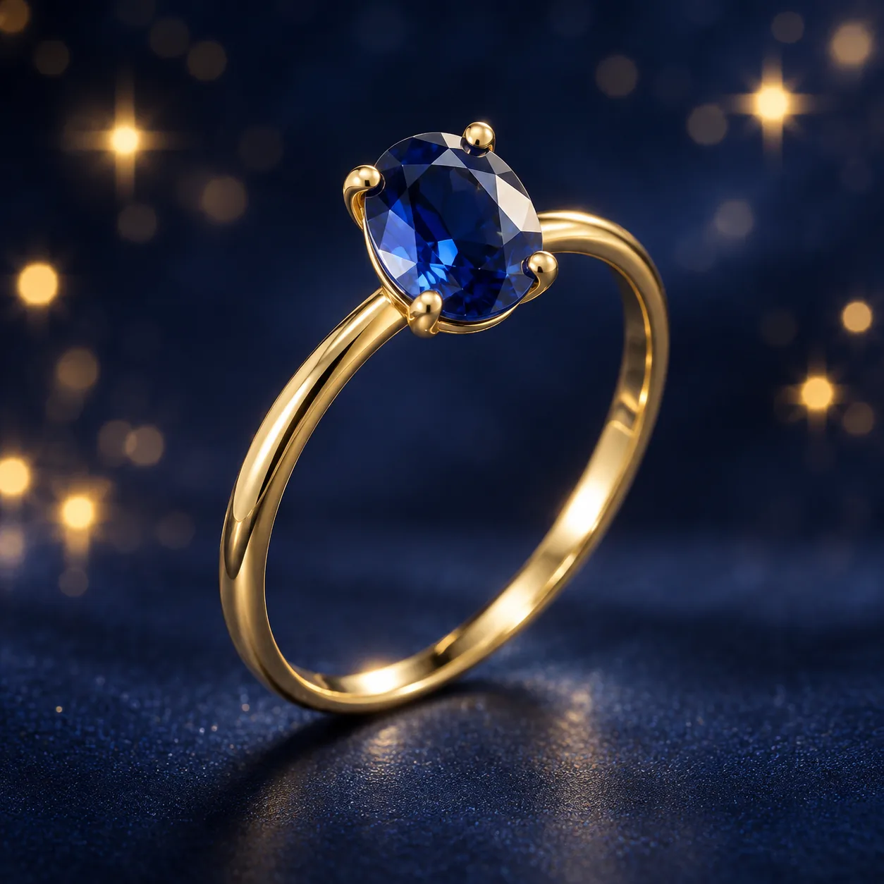 Oval Stone Ring