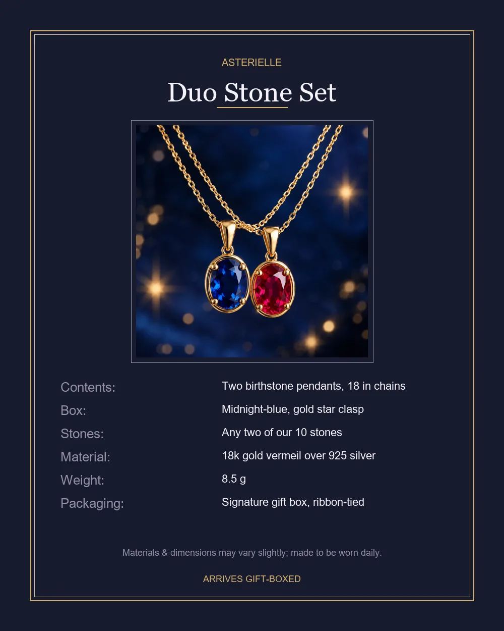 Duo Stone Set